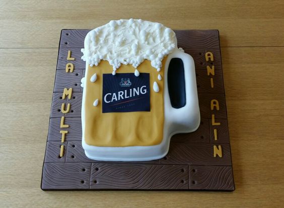 Beer Themed Cake Beer Themed Cake