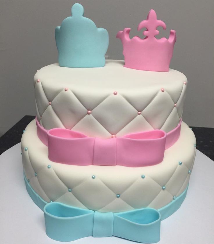 Boy or Girl Gender Reveal Cake