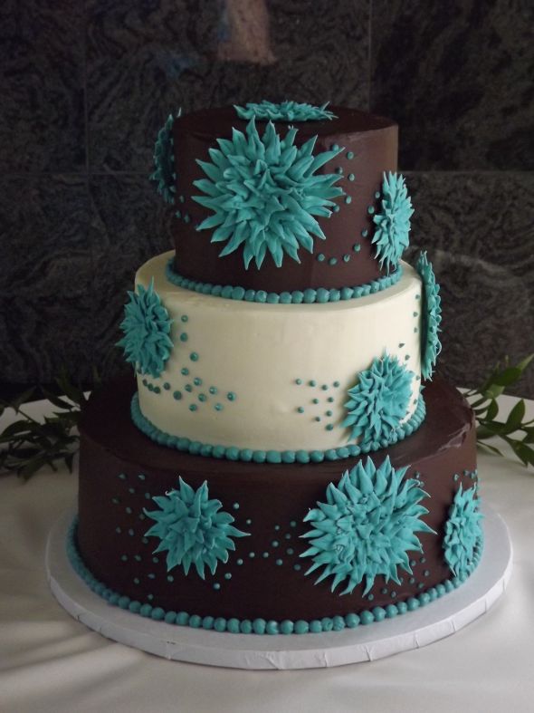 Chocolate Ganache Wedding Cake