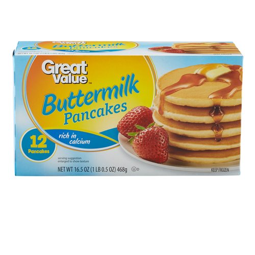 Great Value Frozen Pancakes Great Value Frozen Pancakes