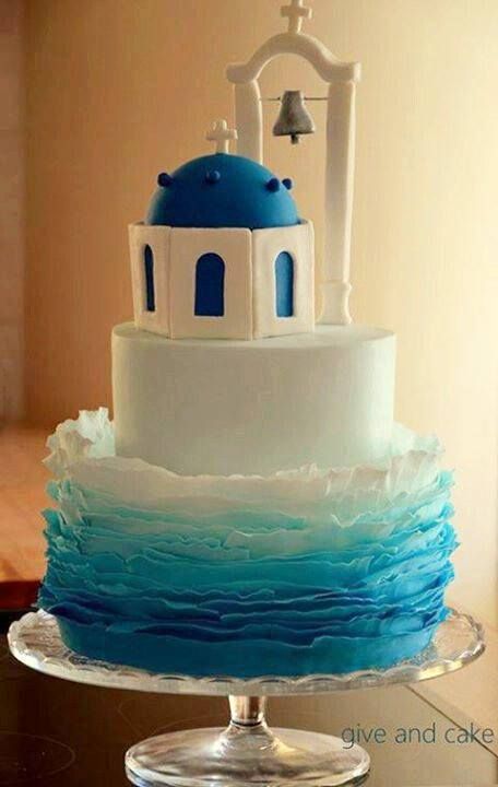 Greek Theme Wedding Cake Greek Theme Wedding Cake