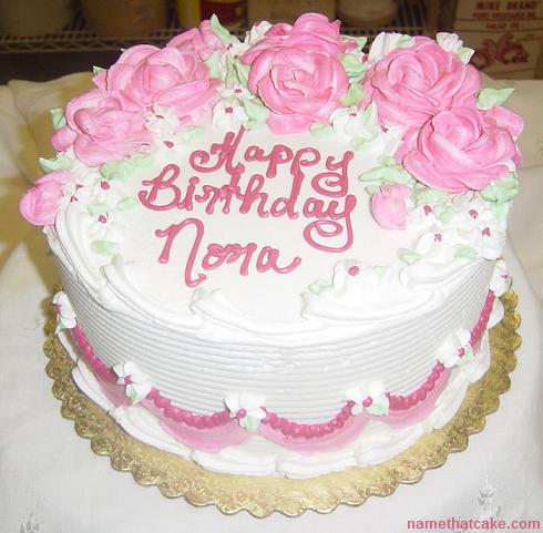 Happy Birthday Nora Cake Happy Birthday Nora Cake