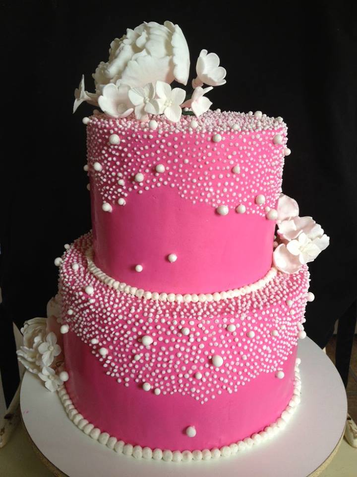 7 pink birthday cakes