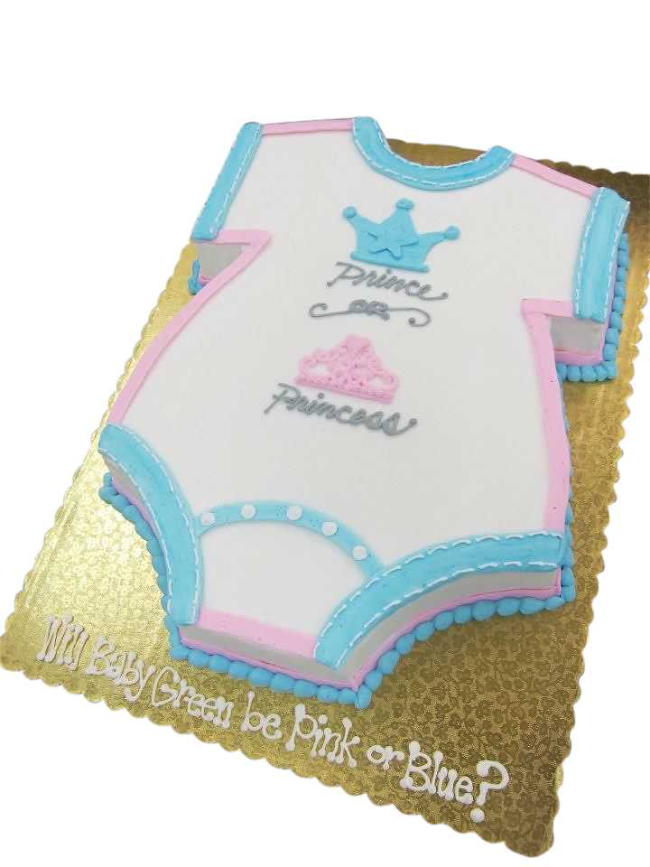 Prince or Princess Gender Reveal Cake Prince or Princess Gender Reveal Cake