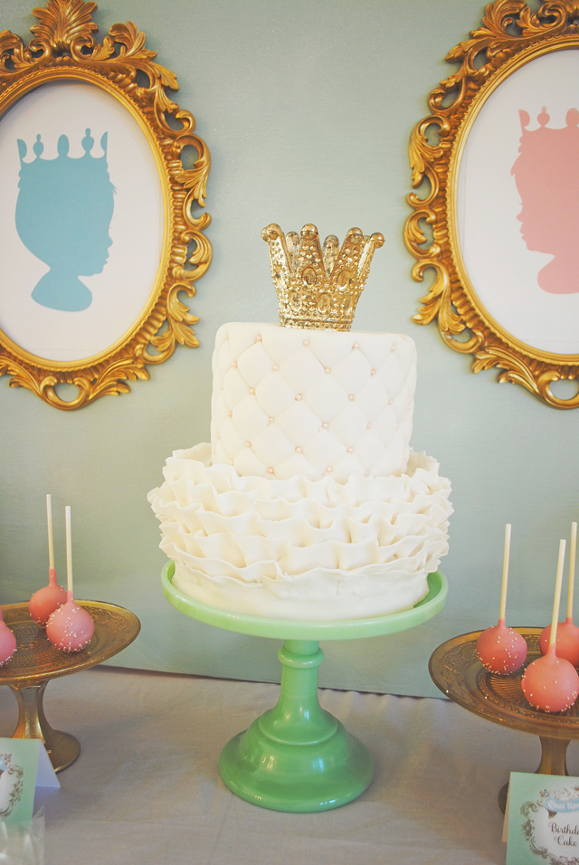 Royal Prince Baby Shower Cake