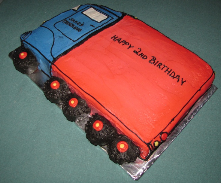 Semi Truck Cake Semi Truck Cake