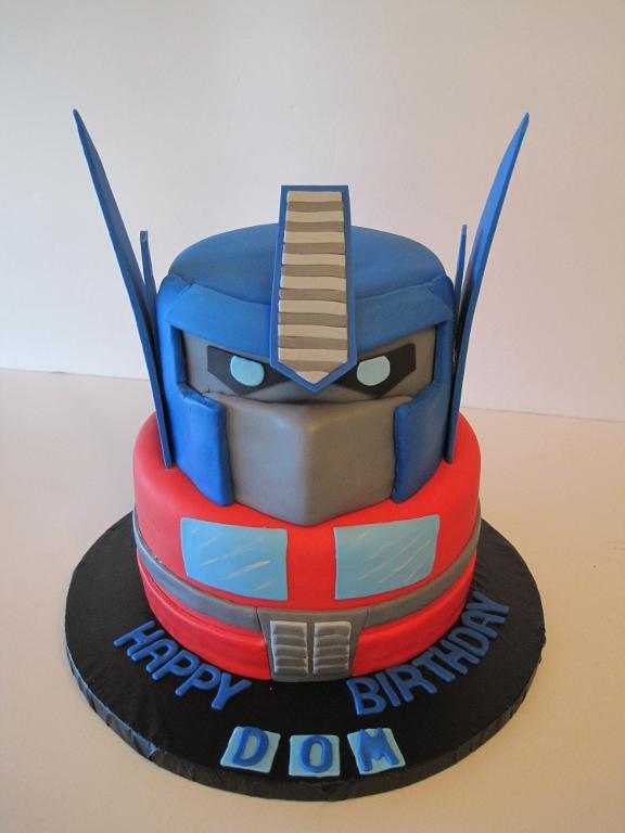 Transformers Birthday Cake Transformers Birthday Cake