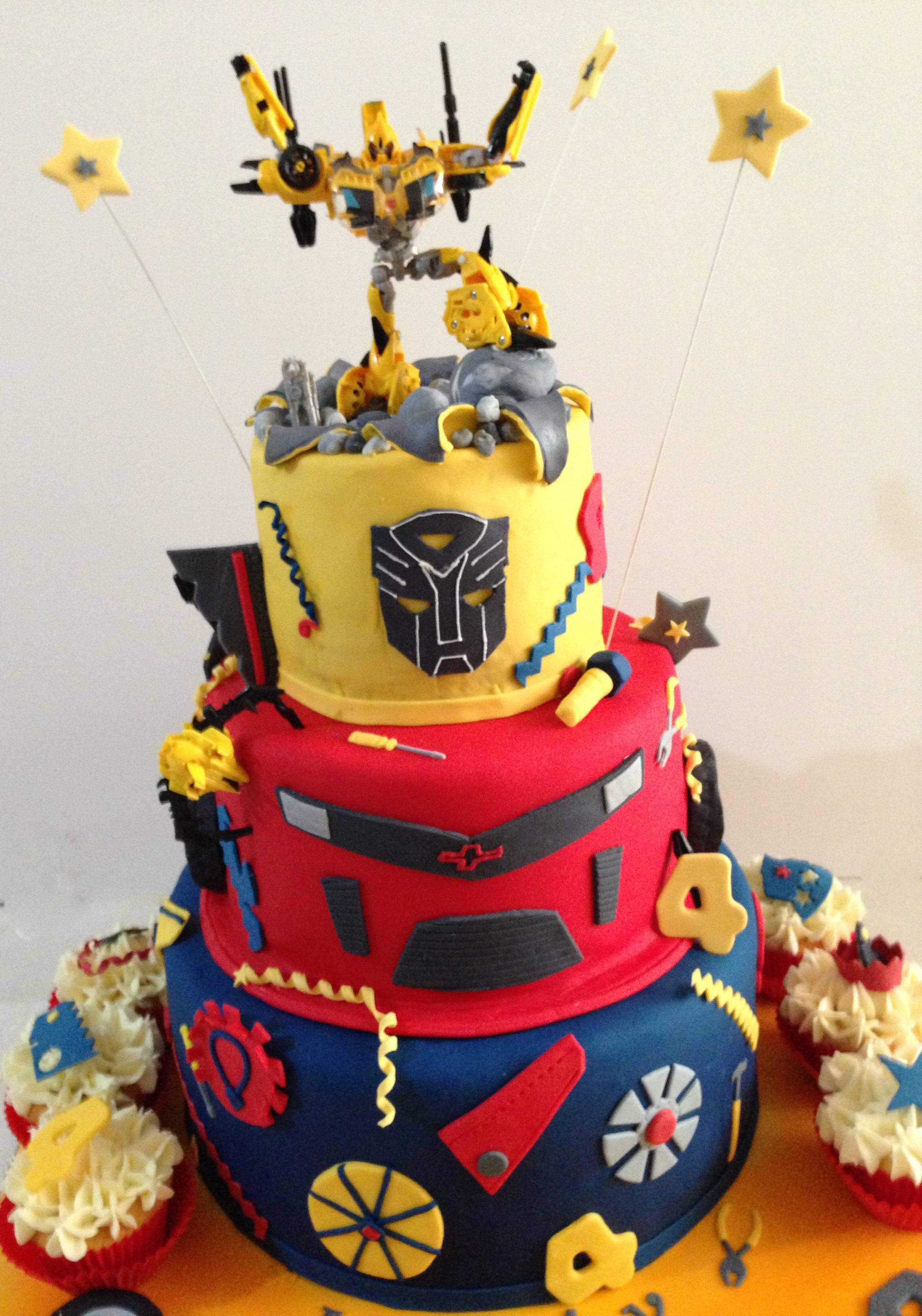 Transformers Birthday Cake Transformers Birthday Cake
