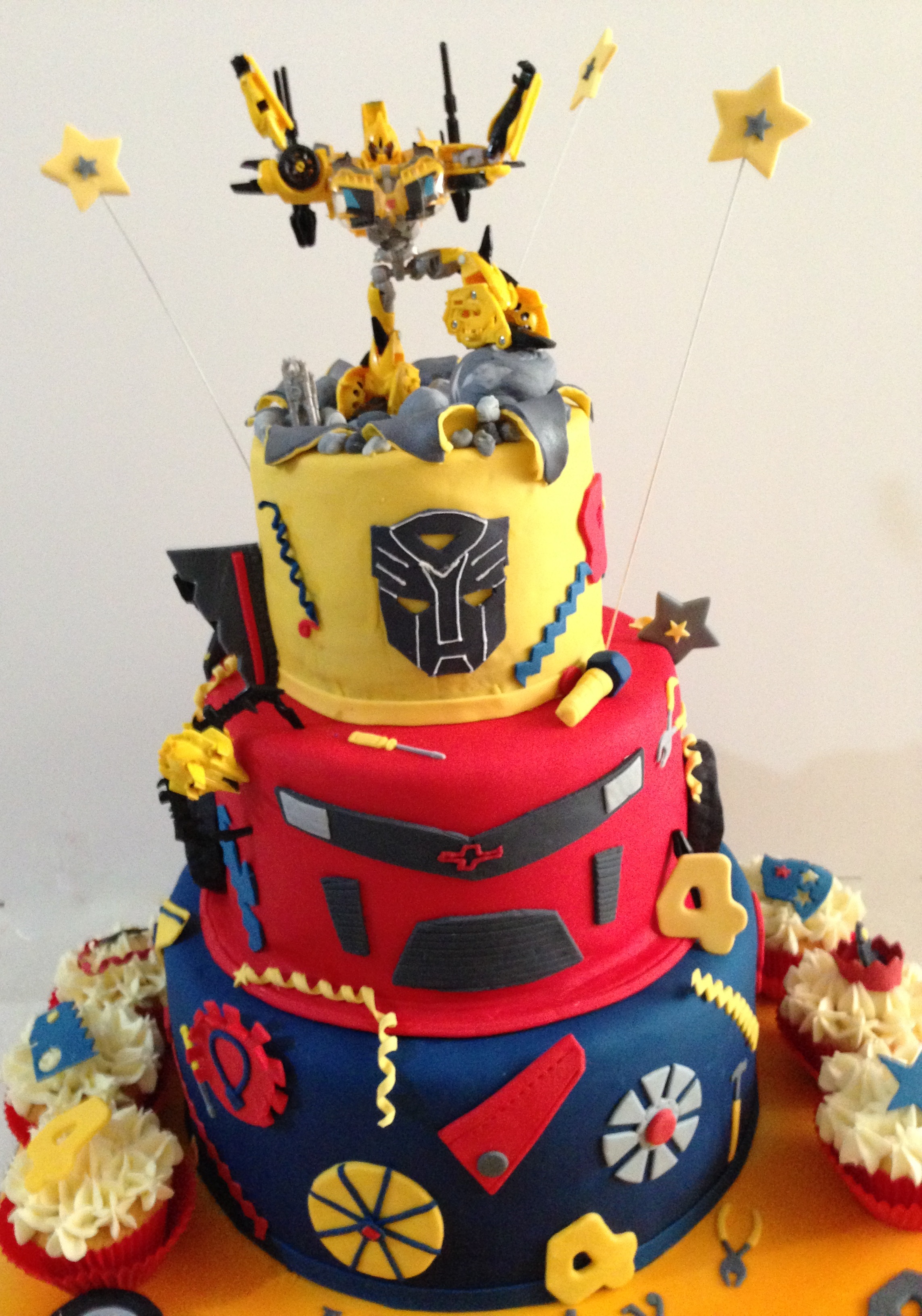 Transformers Birthday Cake