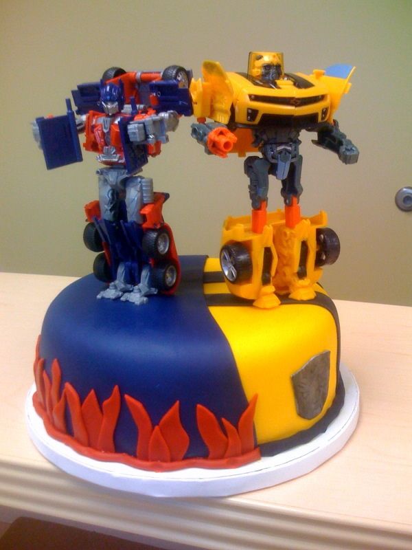 Transformers Birthday Cake