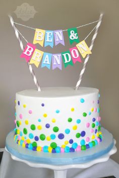 Twin Birthday Cake Ideas