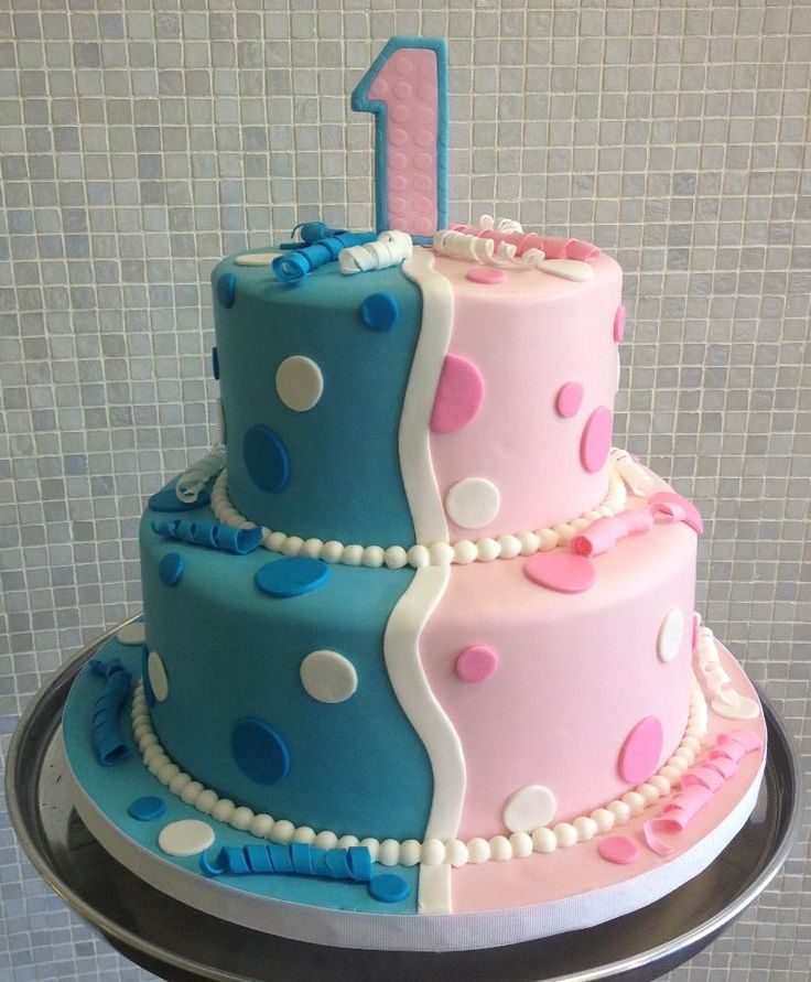 Twin Girls 1st Birthday Cake Ideas