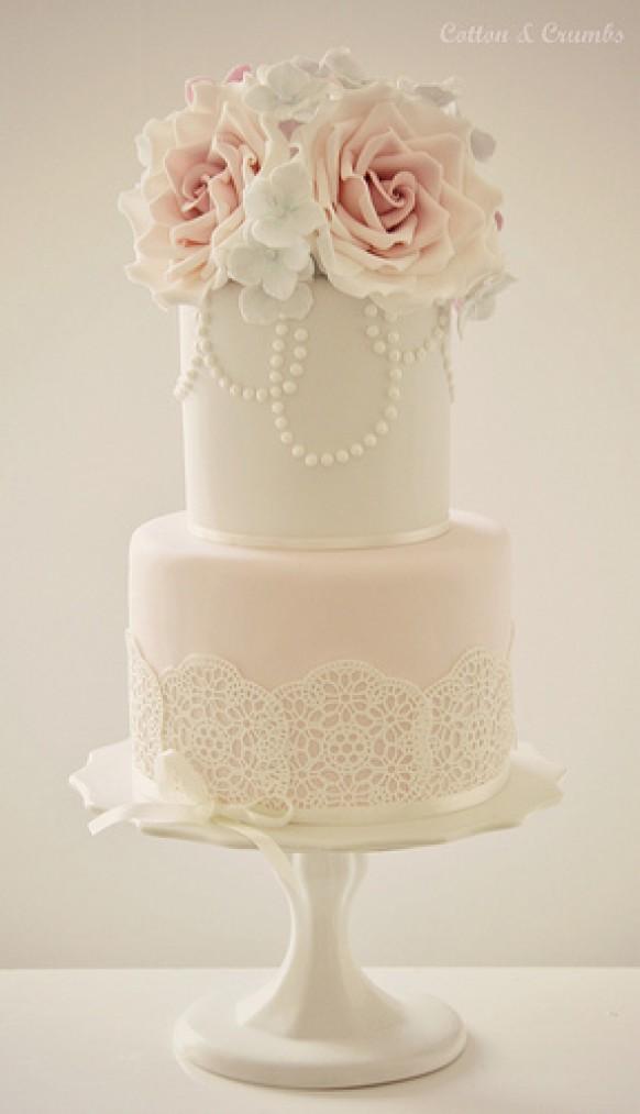 Two Tier Wedding Cake Two Tier Wedding Cake