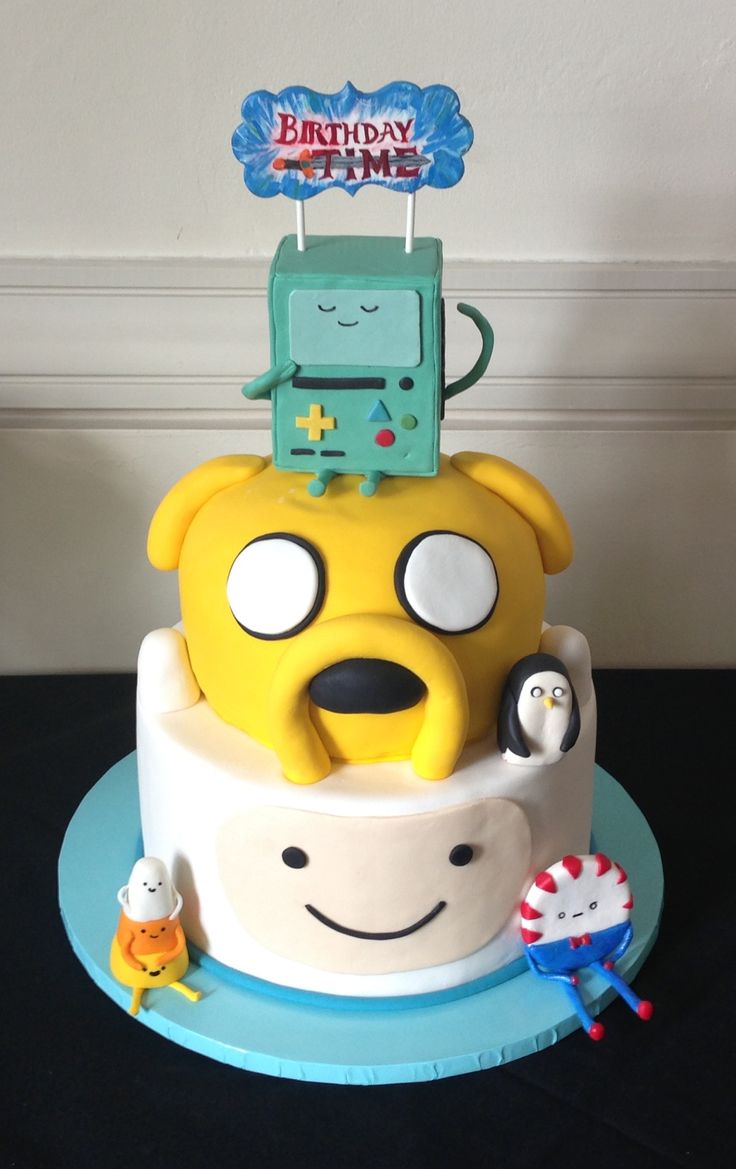 7 finn and jake birthday cakes photo adventure time finn and jake