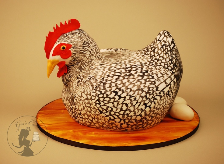 Chicken Themed Birthday Cakes