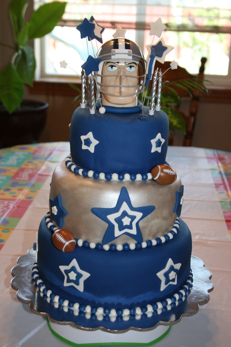 Dallas Cowboys Happy Birthday Cake