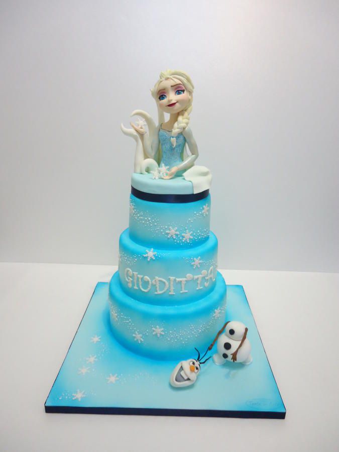 Elsa Frozen Disney Cake