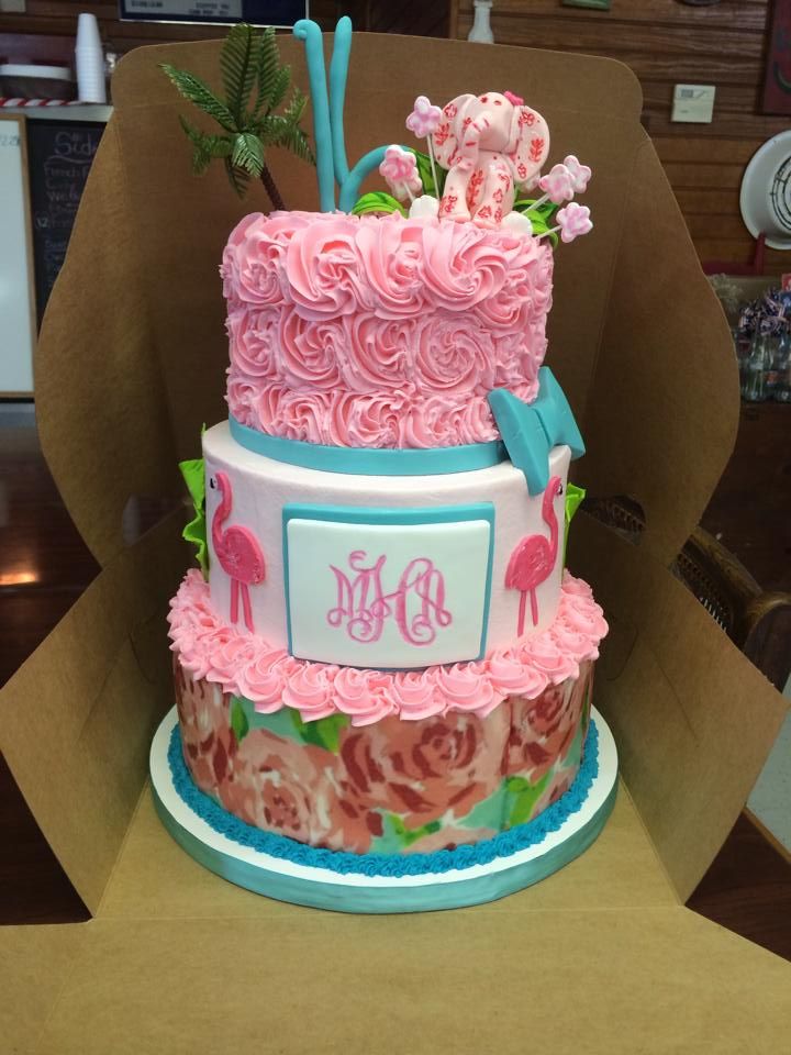 Lilly Sweet 16 Cake Lilly Sweet 16 Cake