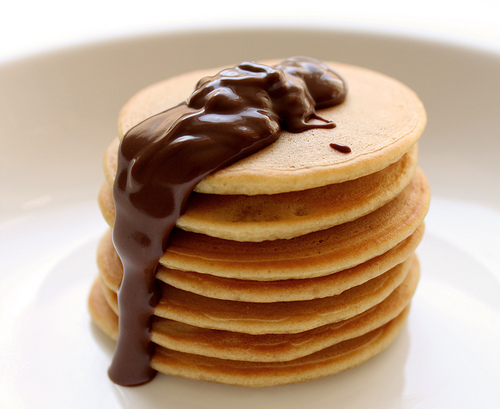 Mini Pancake with Nutella Mini Pancake with Nutella
