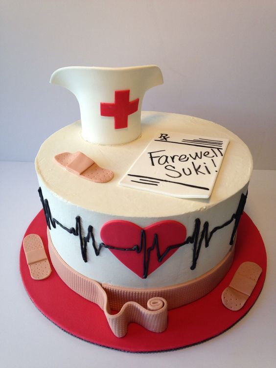 Nurse Retirement Cake Idea Nurse Retirement Cake Idea