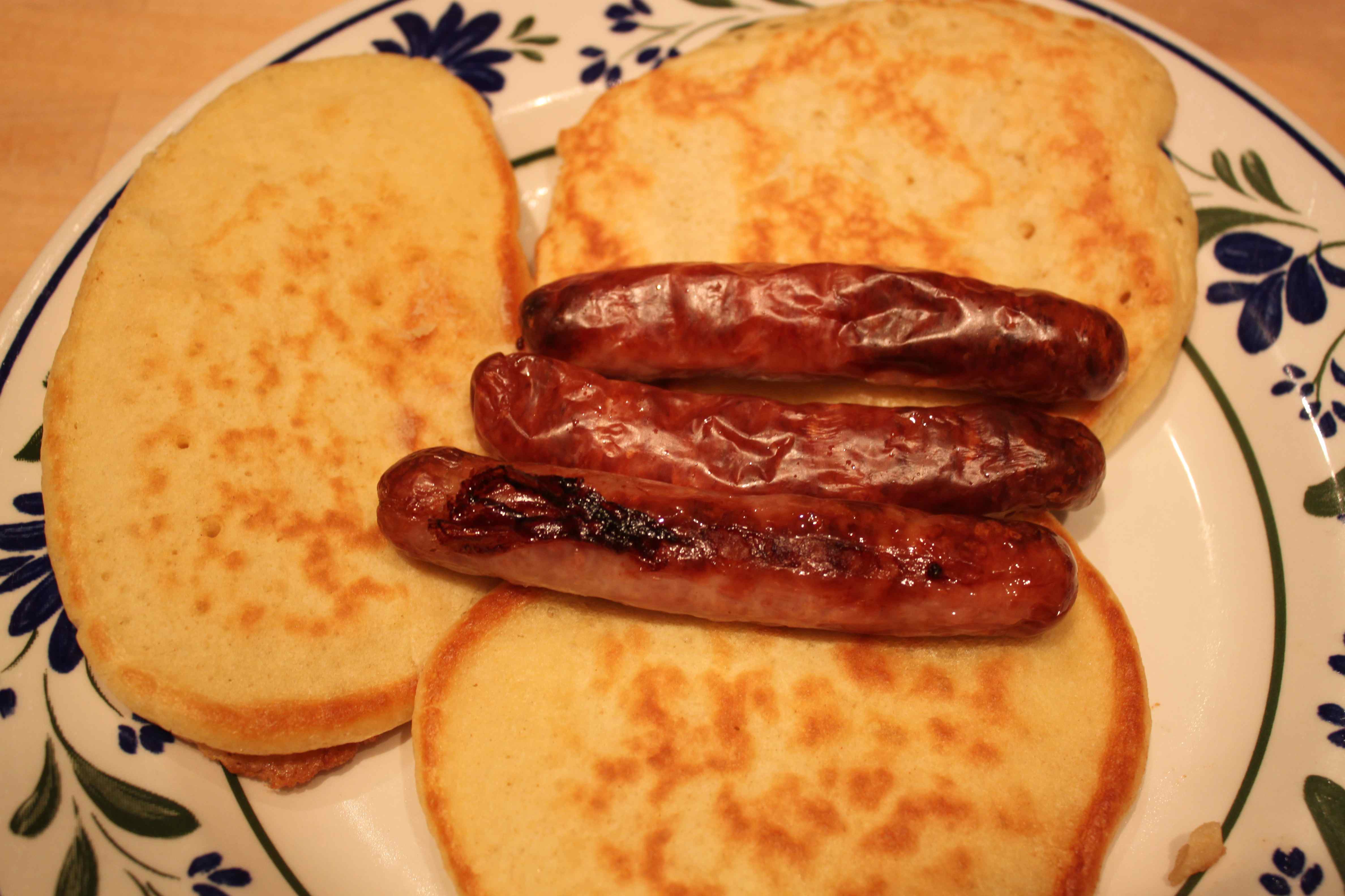 Pancakes and Sausage Pancakes and Sausage