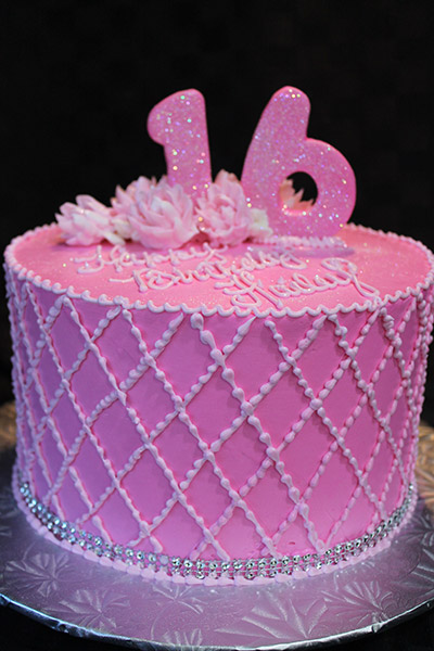 Pink Sweet 16 Cake Pink Sweet 16 Cake