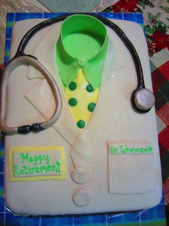 Retirement Cake for Doctor Retirement Cake for Doctor