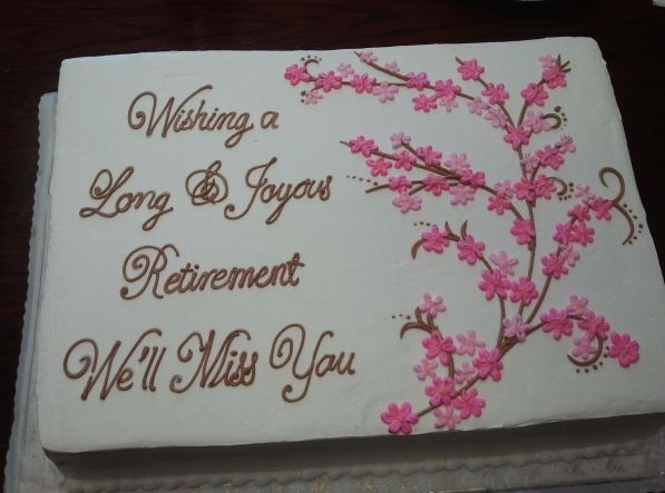 Retirement Cake Idea Retirement Cake Idea