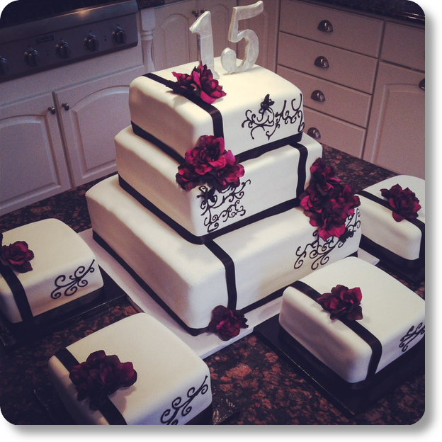 Sweet 15 Birthday Cake Sweet 15 Birthday Cake