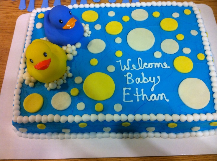 11 Publix Cakes For Baby Shower Duck Photo Rubber Ducky Baby