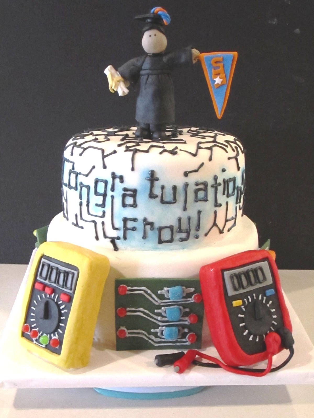 11 Electrical Engineer Themed Cakes Photo - Electrical ...