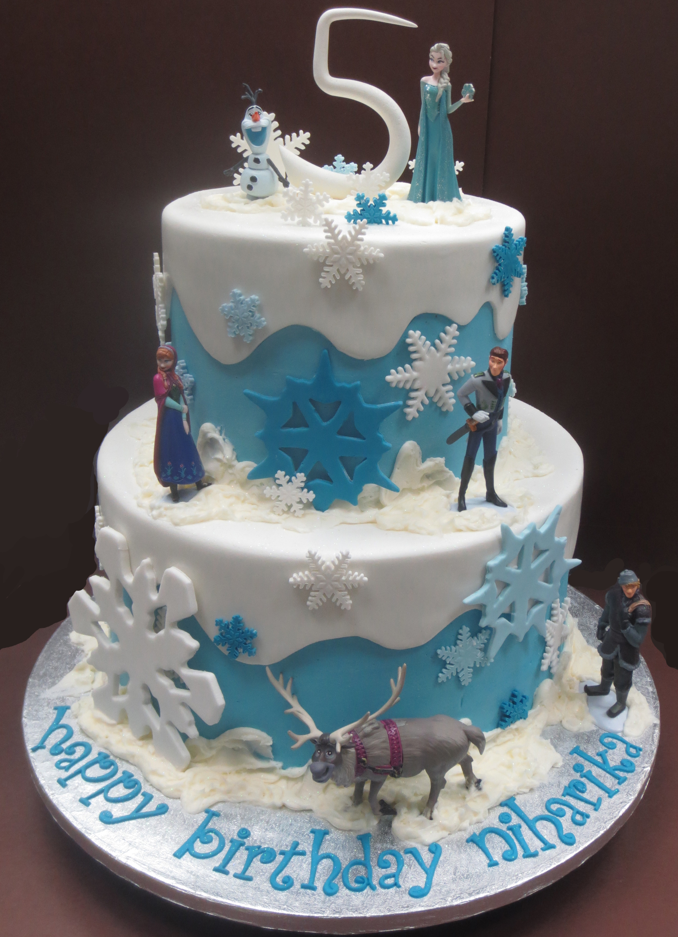 11 Decorated Cakes From Movie Frozen Photo Disney Frozen