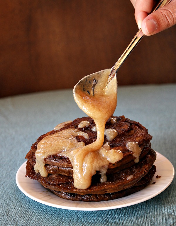 Gingerbread Cinnamon Roll Pancakes Gingerbread Cinnamon Roll Pancakes