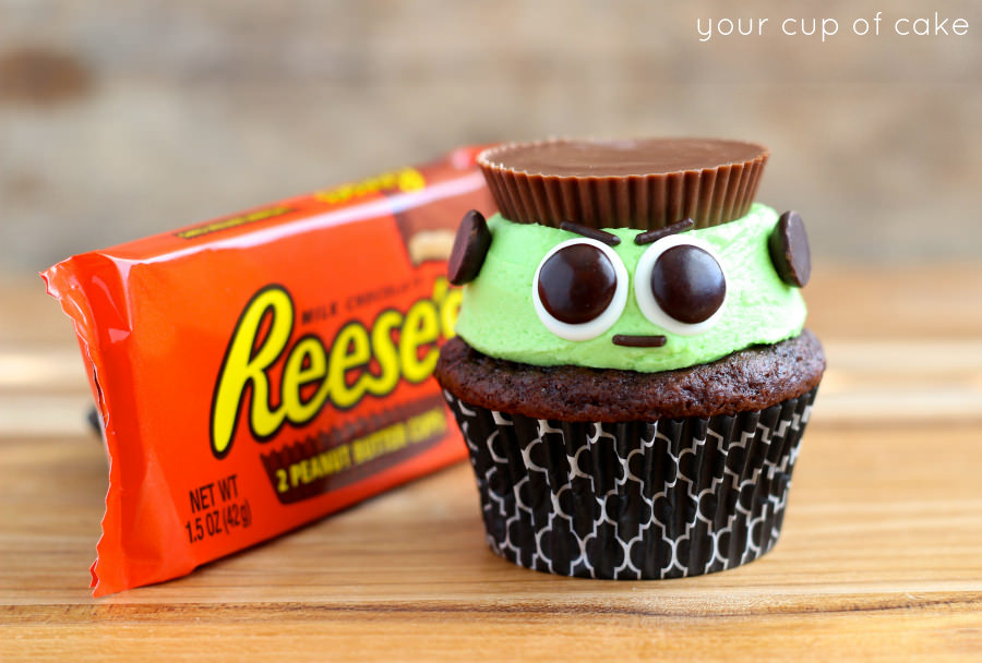 Halloween Frankenstein Cupcake Cake Halloween Frankenstein Cupcake Cake