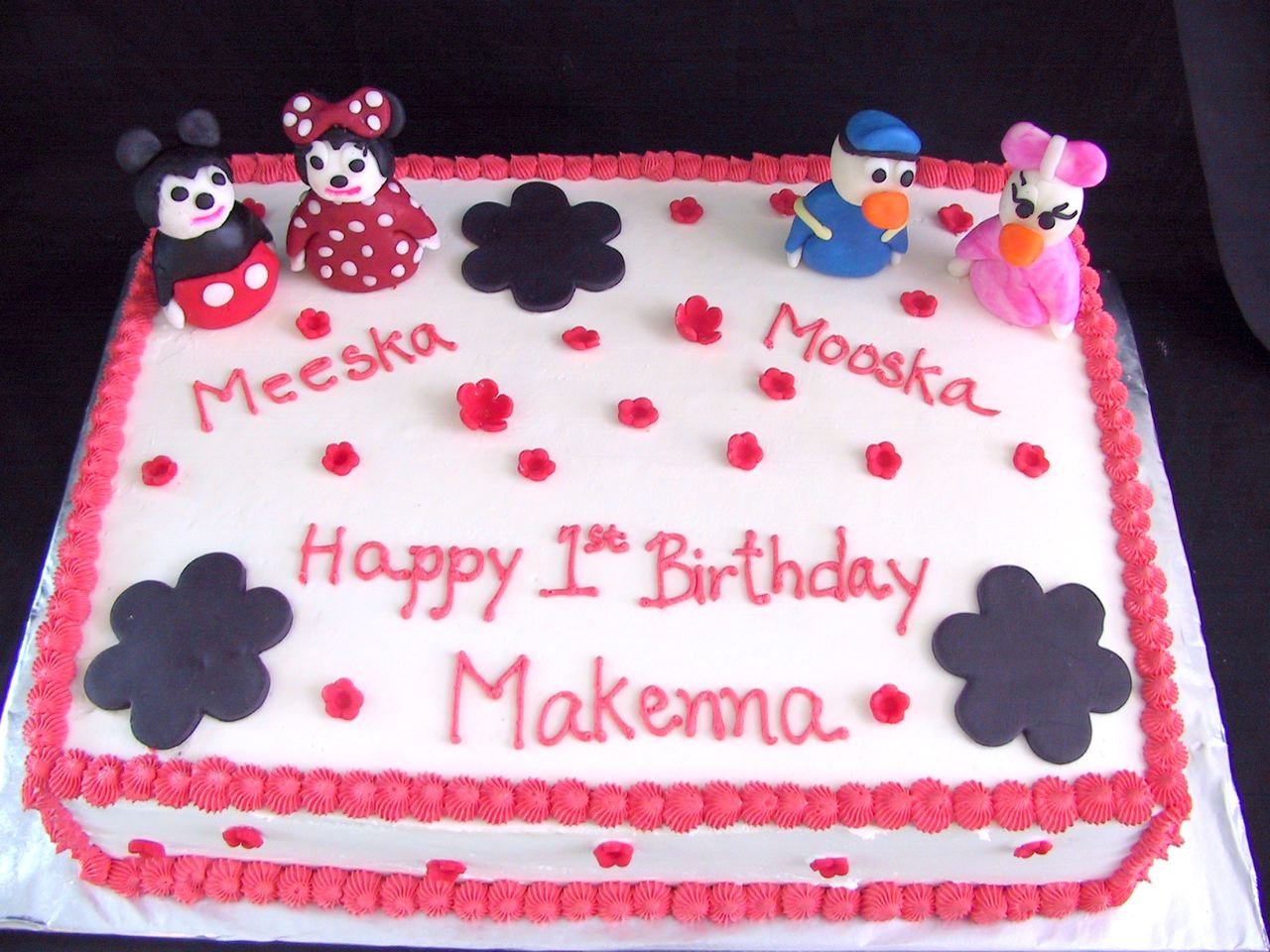 Mickey Minnie Mouse 1st Birthday Cake Mickey Minnie Mouse 1st Birthday Cake