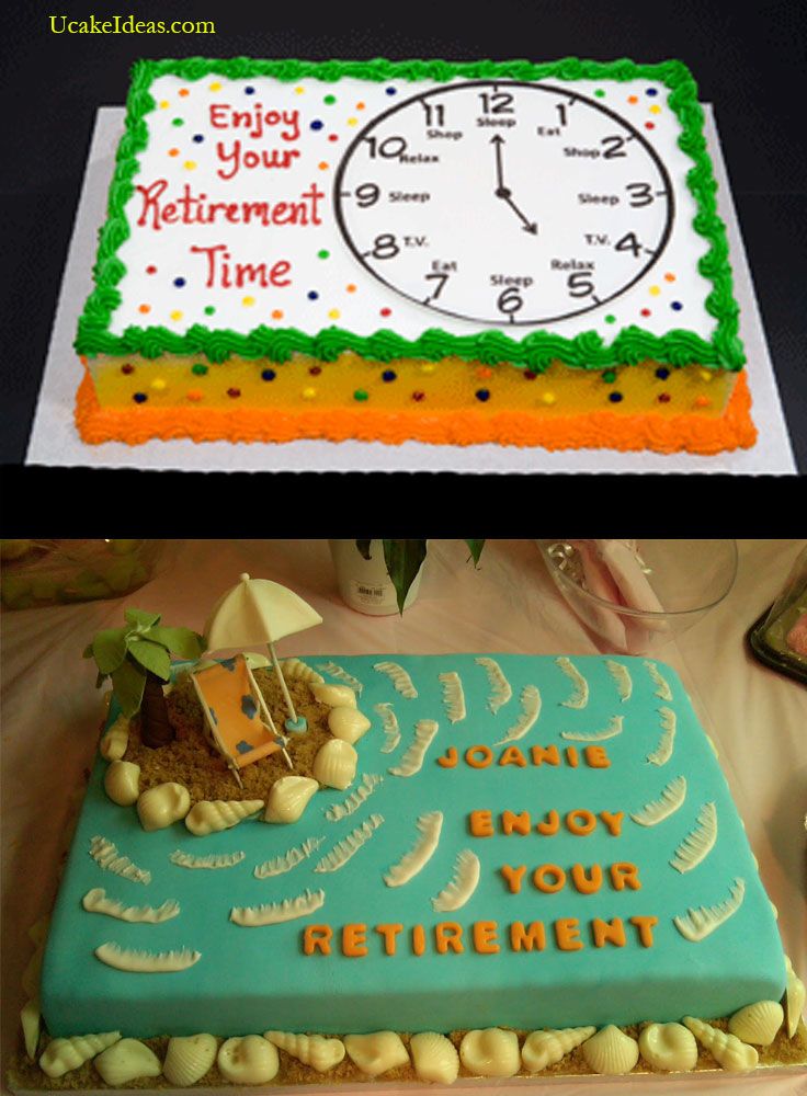 Retirement Cake Idea