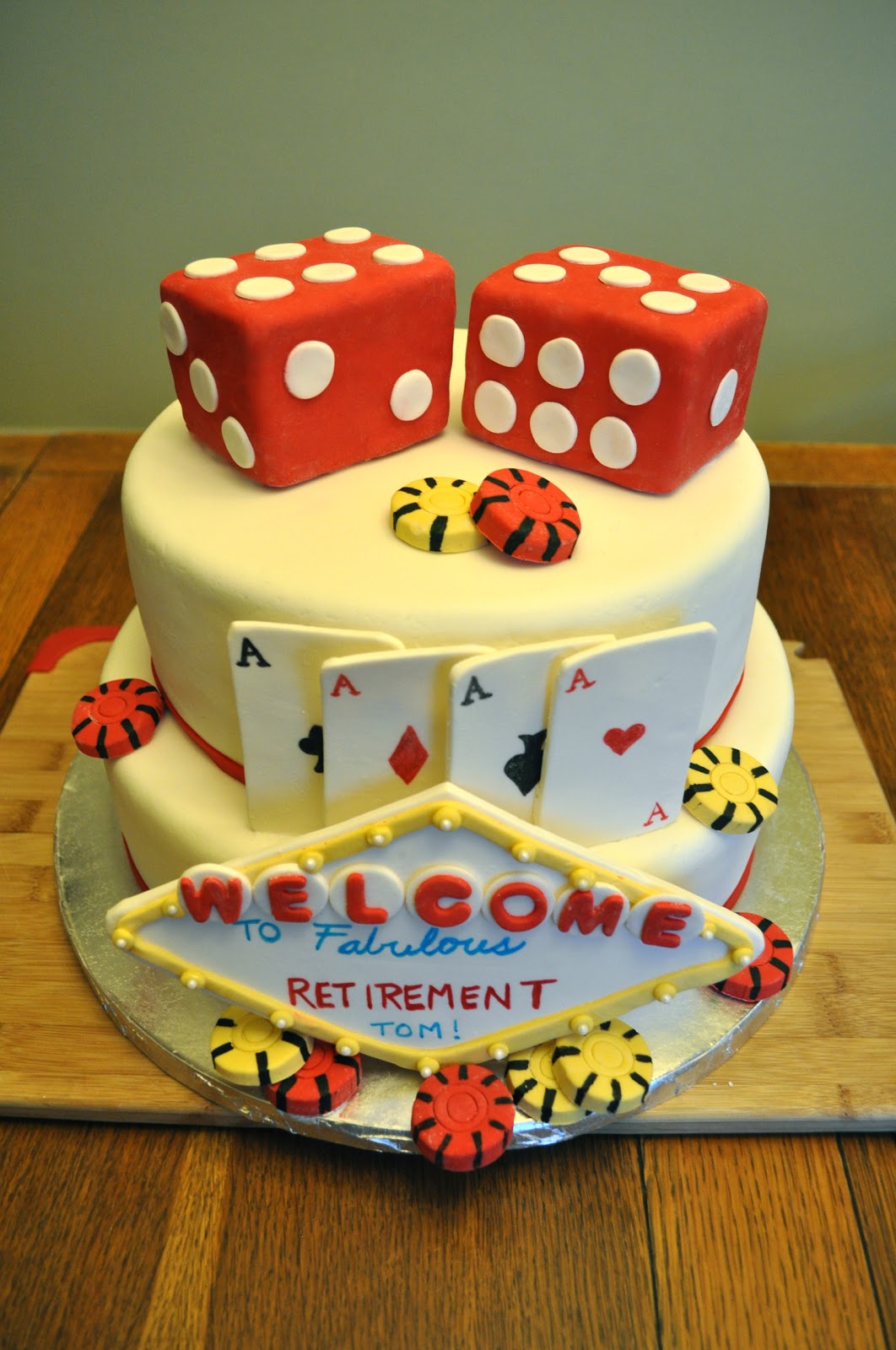 Retirement Cake Vegas Retirement Cake Vegas