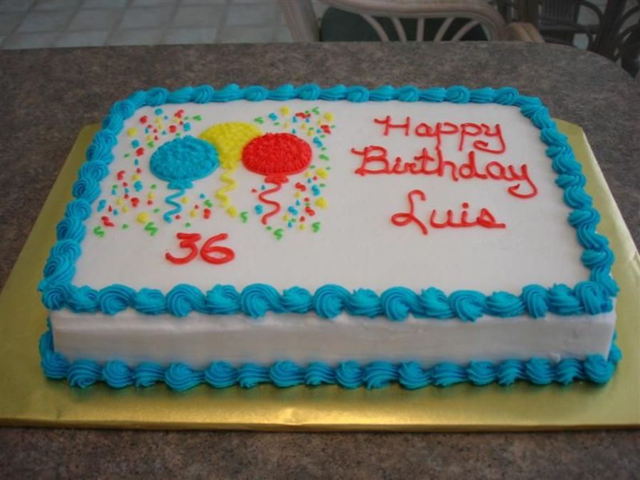 Simple Birthday Sheet Cake Simple Birthday Sheet Cake