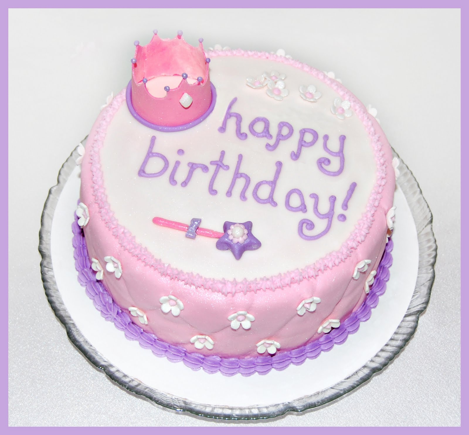 Simple Princess Birthday Cake Simple Princess Birthday Cake
