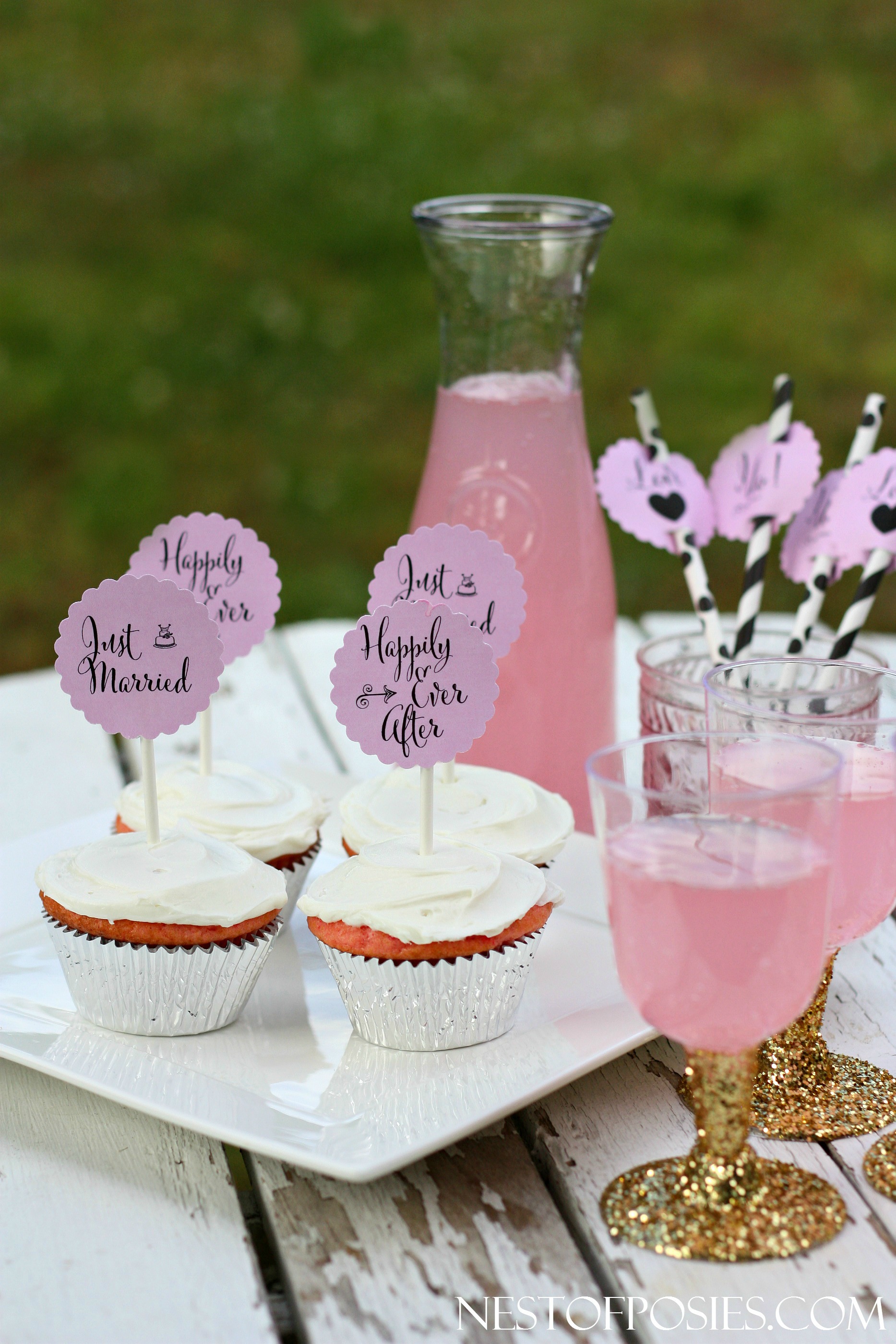 Wedding Cupcake Toppers Wedding Cupcake Toppers