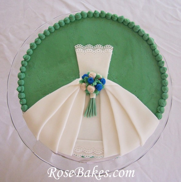 Wedding Dress Bridal Shower Cake Wedding Dress Bridal Shower Cake
