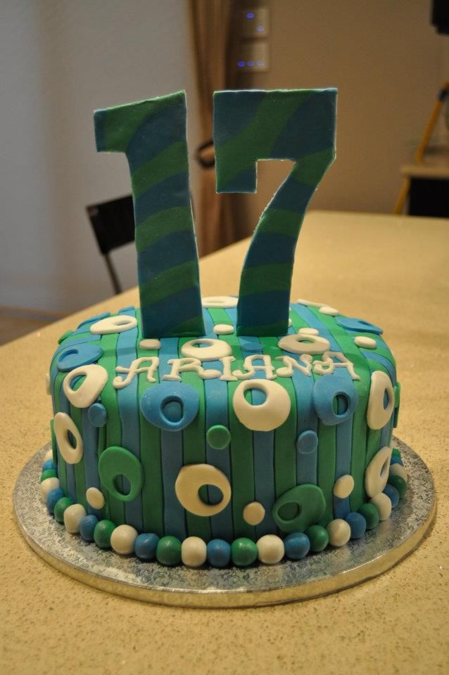 17th Girl Birthday Cake 17th Girl Birthday Cake