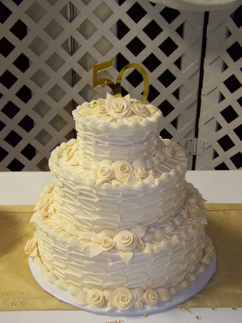 50th Wedding Anniversary Cake Ideas
