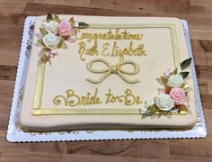 Bridal Shower Sheet Cakes Bridal Shower Sheet Cakes