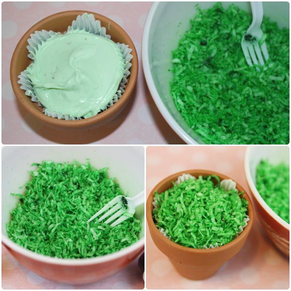 Easter Bunny Cake with Edible Grass Easter Bunny Cake with Edible Grass