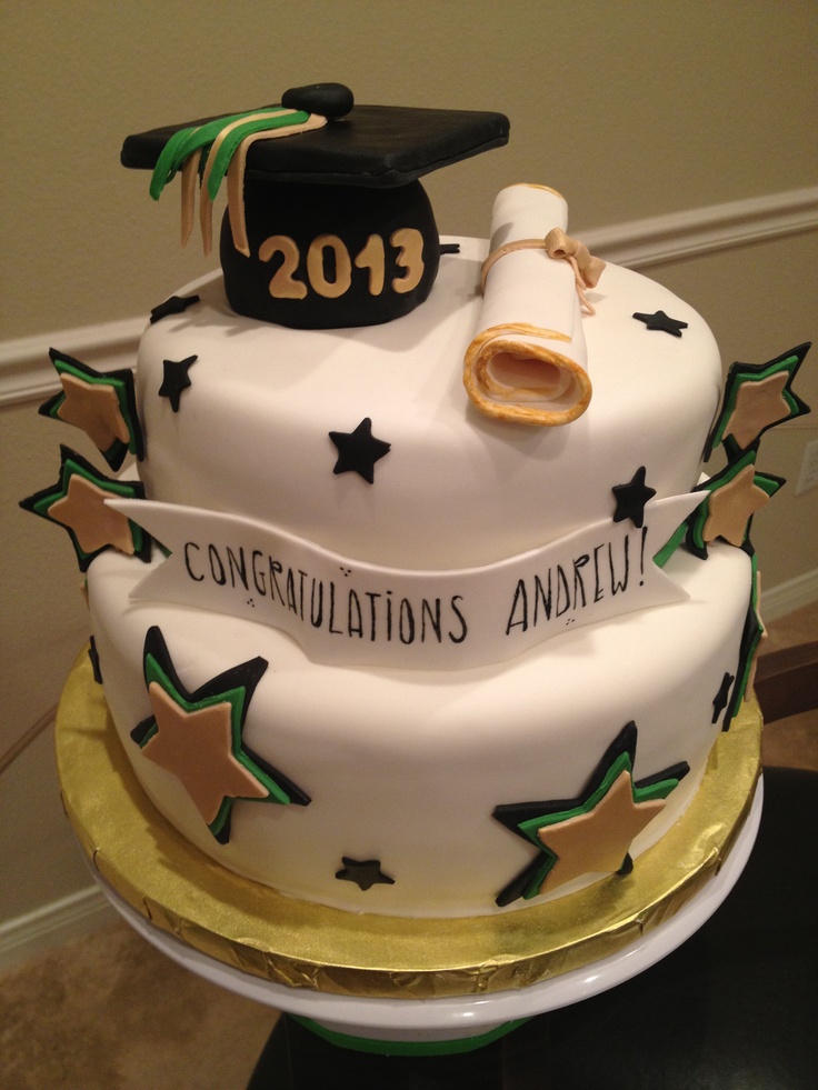 12 High School Graduation Cakes For Boys Photo High School