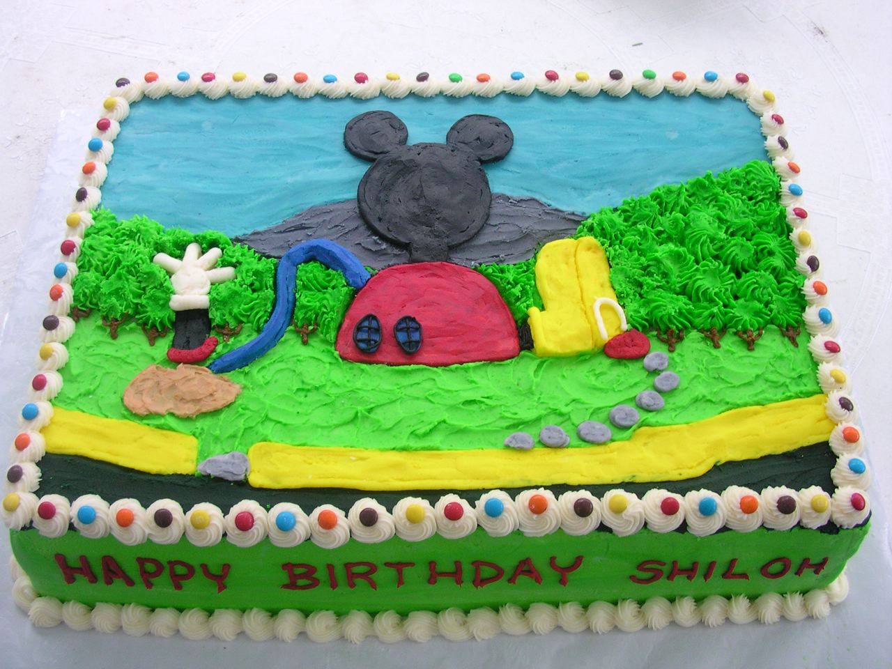 8 Mickey Mouse Clubhouse Buttercream Cakes Photo Mickey Mouse