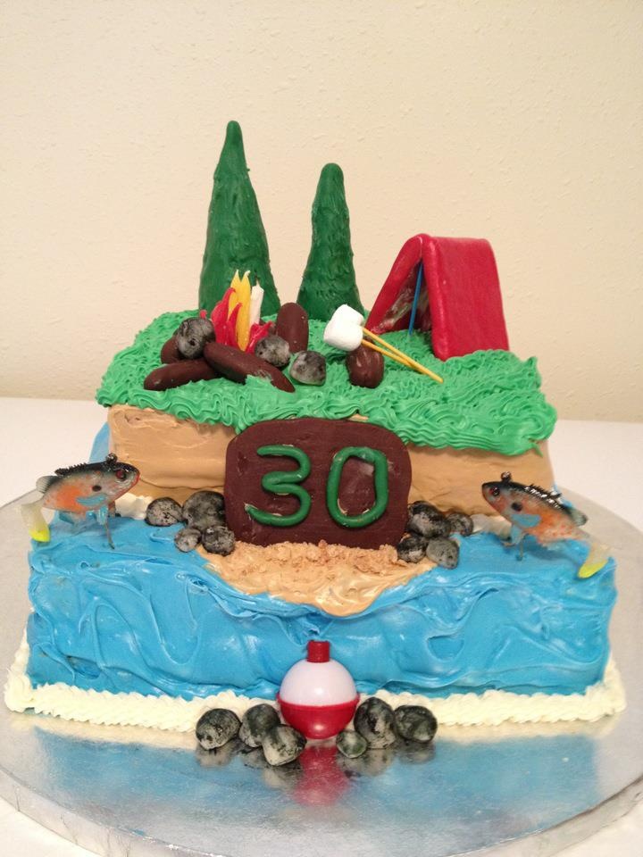 Pinterest Camping Birthday Cake