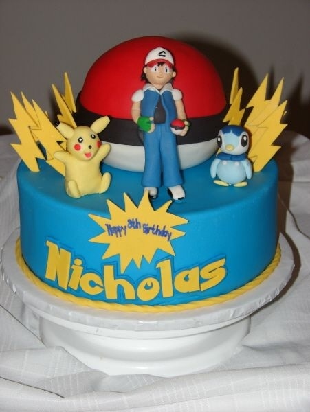 Pokemon Birthday Cake