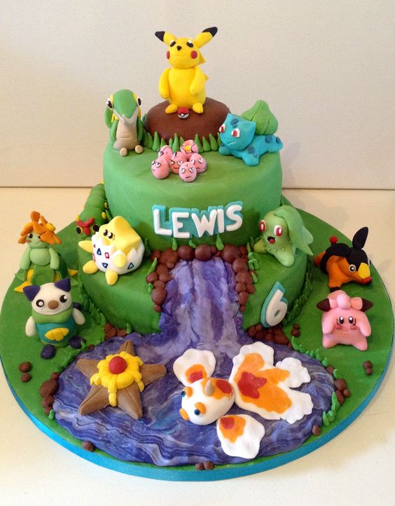 Pokemon Birthday Cake